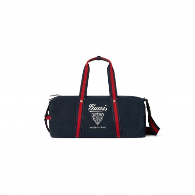 GUCCI LARGE PRINTED CANVAS DUFFLE BAG 816866 (54*24*24cm)